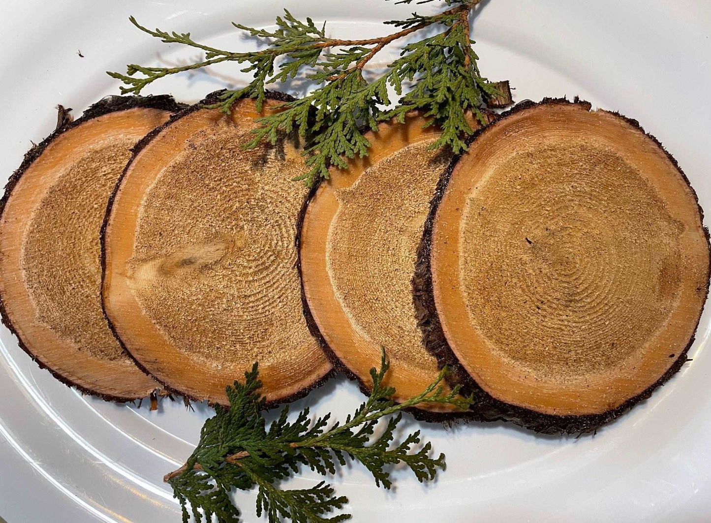 PREMIUM FRESH MAINE PRE-SOAKED FLAVORED CEDAR OVAL GRILLING PLANKS (4 INDIVIDUAL) SOAKED IN CHARDONNAY