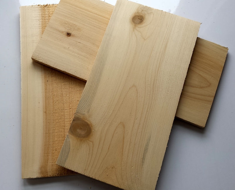 Wholesale Northern White Cedar Rectangle Grilling Planks (6"x18" 30 Count) by Flame Grilling Products Inc - mainegrillingproducts