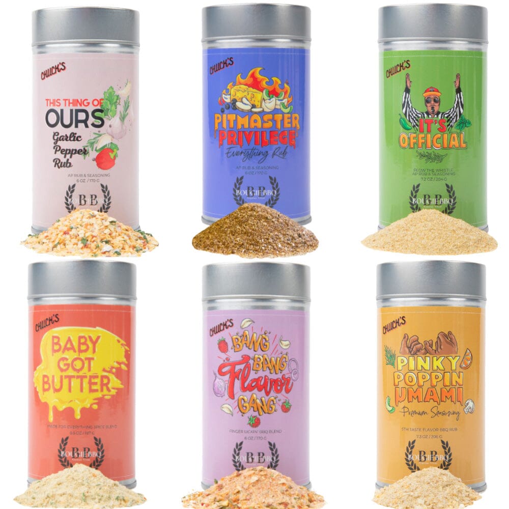 Flavor Train Bougie BBQ Collection - The Sexy Six Pack by Gustus Vitae - mainegrillingproducts