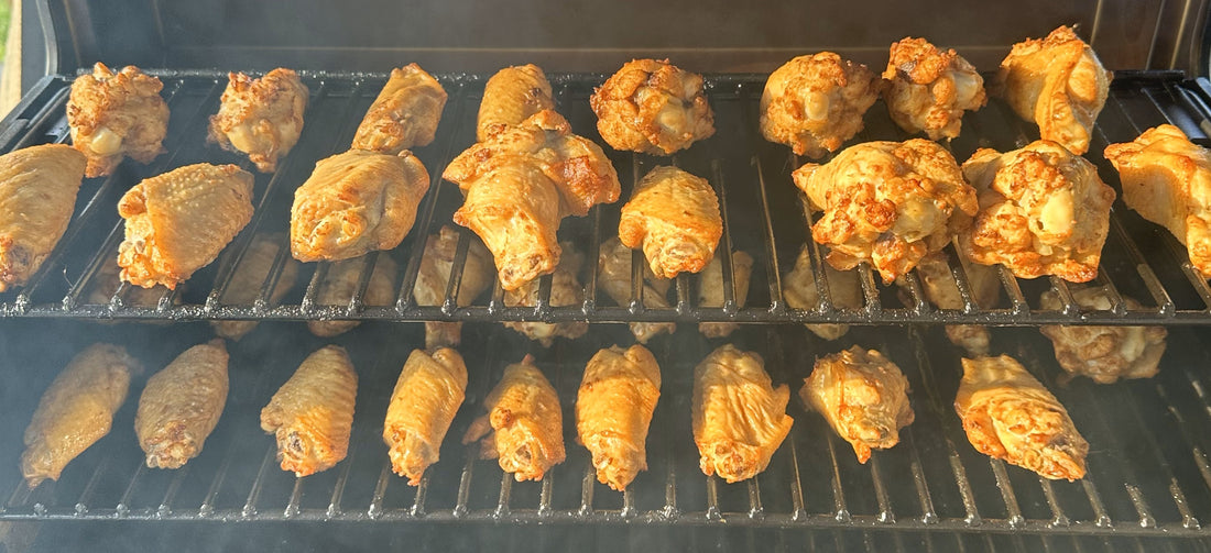 How to grill great chicken wings.