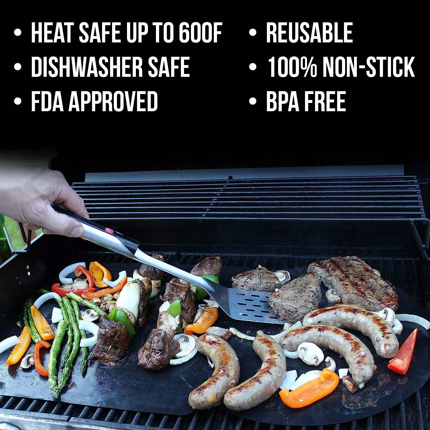 GrillMat (2 pack) by Grillight.com