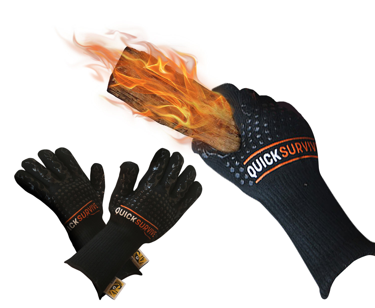 Heat Resistant Fire Safety Glove by QUICKSURVIVE - mainegrillingproducts