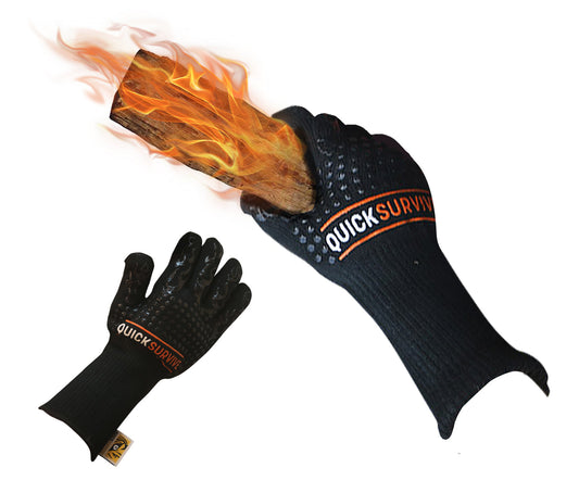 Heat Resistant Fire Safety Glove by QUICKSURVIVE - mainegrillingproducts