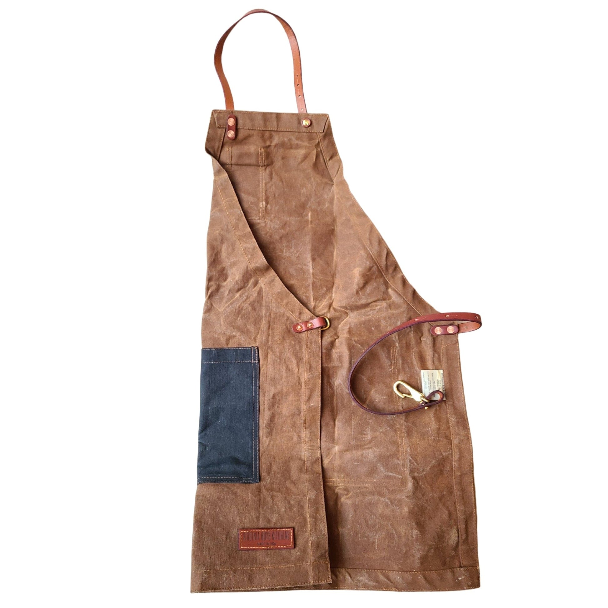 Waxed Canvas Apron by Virginia Boys Kitchens - mainegrillingproducts